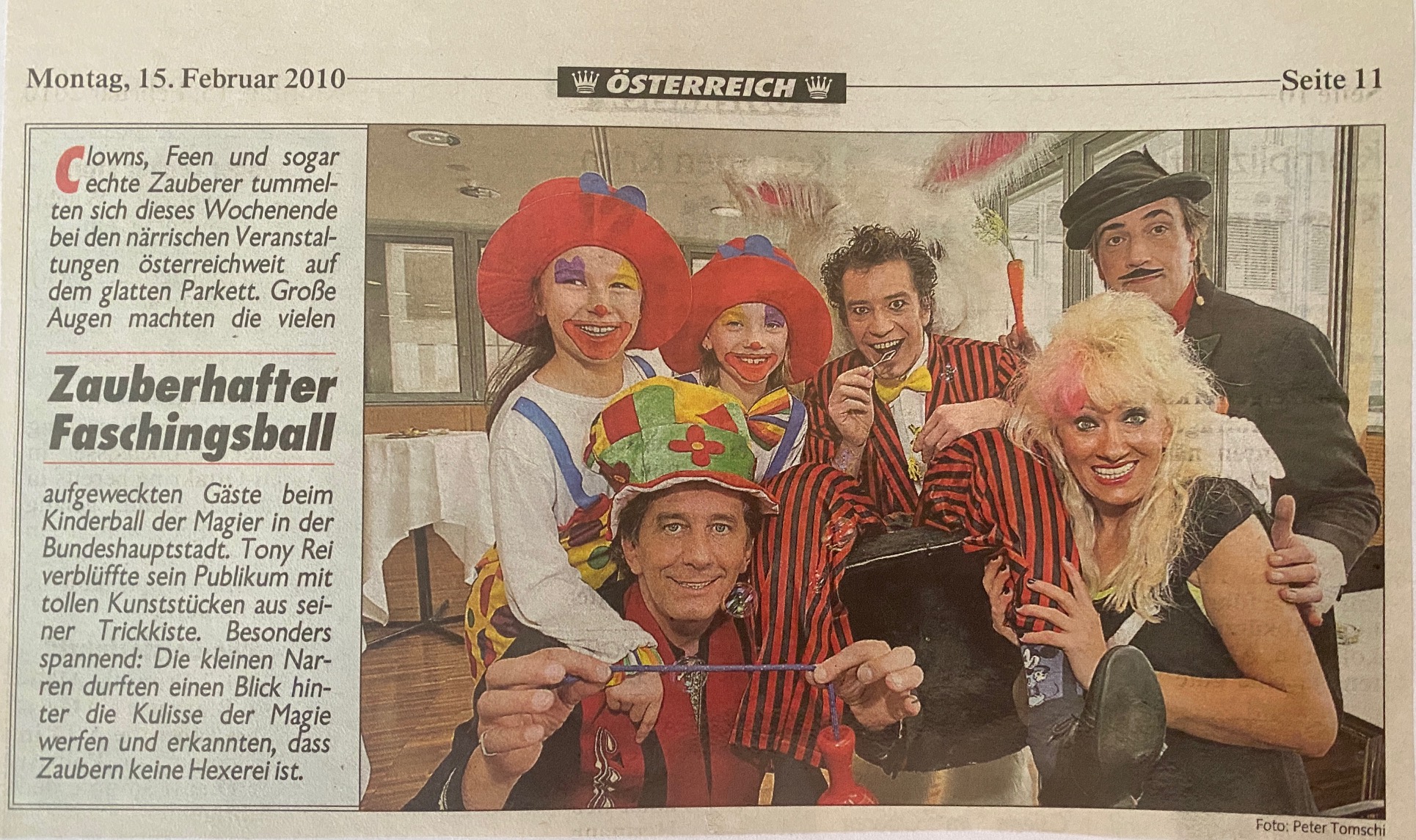 Tony Rei Kinderball der Magier