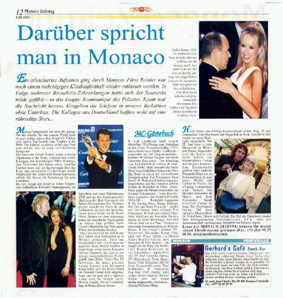Tony Rei Darüber spricht man in Monaco